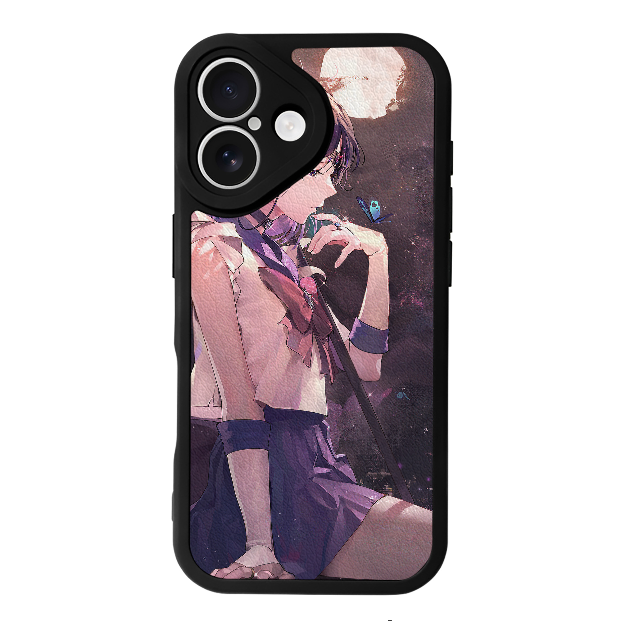 （画像用） 美少女戦士セーラームーン Sailor Moon 【iPhone 16シリーズ対応】シリコンスマホケース（レザー調） 材質：シリコン